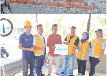 Program CSR PT Agro Raya Mas Bantu Material Pembangunan Mushollah Al-Baroqah