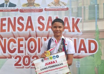 Salah Satu Pelajar Tingkat SLTP Dari Kecamatan STU Julu, Kabupaten Pakpak Bharat ikuti Program   Bootcamp Brain Factory-Gasing Intensif Di Jakarta 
