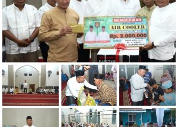 Tim Safari Ramadhan khusus Kunjungi Masjid Al Falah Kelurahan Sei Renggas