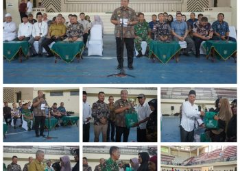 Pemerintah Kabupaten Asahan Serahkan Paket Bantuan Sembako kepada Kaum Dhuafa 