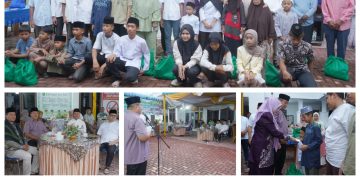 Bupati Asahan dan Wakil Bupati Asahan Hadiri Buka Puasa Bersama dan Santunan Anak Yatim di Dinas Kesehatan