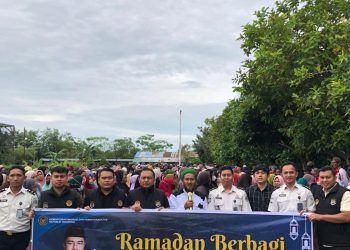 Kakanim Belawan Bersama Menteri Imigrasi dan Pemasyarakatan Salurkan Bakti Sosial di Ponpes Mazilah Deli Serdang