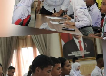 Badan Kesatuan Bangsa dan Politik Kabupaten Pakpak Bharat Seleksi Pembinaan Ideologi Pancasila dan Inteligensi Umum Calon Paskibraka Tahun 2026