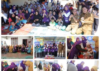 Ketua Tim Pembina Posyandu Asahan Tinjau Dua Posyandu 