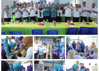 Tim Posyandu Kabupaten AsahanTinjau Posyandu Desa dalam Rangka Penilaian Lomba Tingkat Provinsi Sumatera Utara  