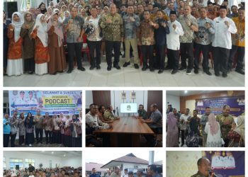 Bupati Asahan Resmikan Studio Podcast “Asahan Cerdas” Dinas Pendidikan Kabupaten Asahan dan Dirangkaikan Halal Bihalal 