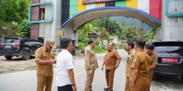 Bupati Pakpak Bharat Survay Jalan Nasional Batas Daerah Pakpak Bharat – Kota Subulussalam (NAD)