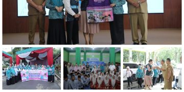 Peringatan Hari Kesatuan Gerak (HKG) ke 54 Tingkat provinsi Sumatera Utara Laksanakan Bakti Sosial Di Kabupaten Asahan 