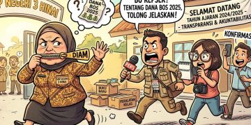 Ditanya Soal Penggunaan Dana BOS Tahun 2025, Kepala SMP Negeri 3 Hinai Belum Juga Memberi Keterangan