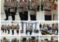 Polres Asahan Melaksanakan Upacara Serah Terima Jabatan Pejabat Utama (PJU) 