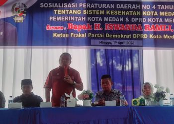 Sosialisasi Perda No 4/2012, Iswanda Ramli : Pemko Medan Dituntut Lebih Sigap Tingkatkan Pelayanan Kesehatan