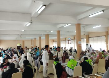 Jemaah Kloter Pertama Masuk Asrama Haji Medan, Layanan Embarkasi Dapat Penilaian Positif