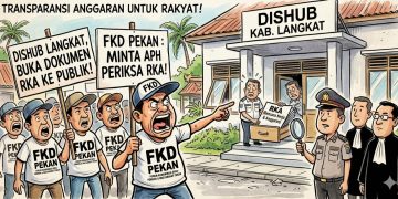 FKD PEKAN Minta APH Periksa RKA di Dishub Langkat