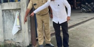 Bupati Tinjau Sejumlah Drainase Di Kota PKL Kerinci Bersama PUPR