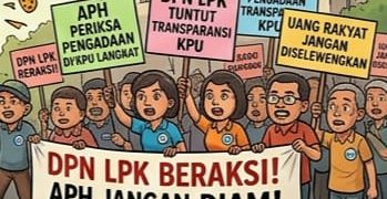 DPN LPK Minta APH Periksa Pengadaan di KPU Langkat