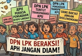 DPN LPK Minta APH Periksa Pengadaan di KPU Langkat