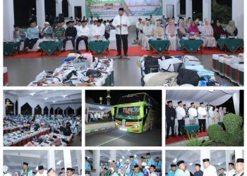 Pemkab Asahan Melepas Keberangkatan Jamaah Calon Haji Asal Kabupaten Asahan Kloter 7 1447 H Tahun 2026 