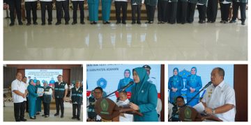 Bupati Asahan Terima kunjungan Tim supervisi Desa/Kelurahan percontohan perlombaan HKG – PKK Provinsi Sumatra Utara ke Kabupaten Asahan Tahun 2026