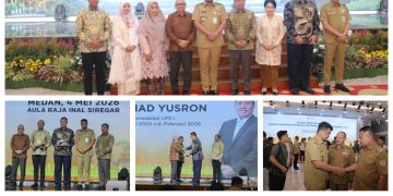 Wakil Bupati Asahan Hadiri Pengukuhan Kakan Perwakilan LPS I