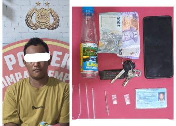 Polsek Simpang Empat Ungkap Kasus Sabu, Satu Pelaku Diamankan