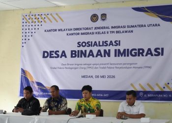 Kantor Imigrasi Belawan Perkuat Pengawasan Keimigrasian Lewat Program Desa Binaan