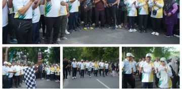Bupati Asahan Hadiri Kegiatan Jalan Santai Dies Natalis UNA Ke 40 Tahun 2026