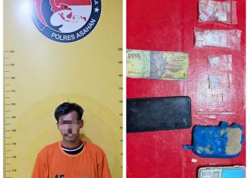 Polres Asahan Ungkap Kasus Narkoba di Sei Dadap, Satu Pria Diamankan Bersama Sabu 5,78 Gram