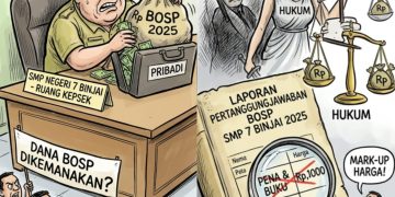 Dugaan Belanja BOSP di SMP Negeri 7 Binjai Tahun 2025