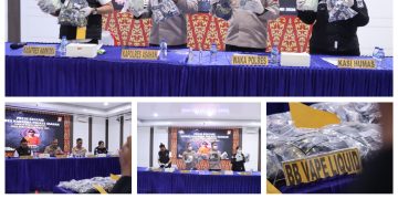Sat Narkoba Polres Asahan Gagalkan Peredaran 10 Kg Sabu dan 1.500 Vape Diduga Mengandung Etomidate