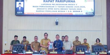 DPRD Medan Gelar Paripurna Laporan Pelaksanaan Reses, Infrastruktur Masih Jadi Keluhan Utama Masyarakat