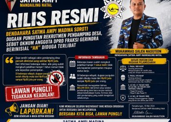 Bendahara SATMA AMPI Madina Soroti Dugaan Pungutan Rekrutmen Pendamping Desa, Minta APH Turun Tangan