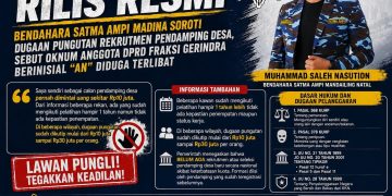 Bendahara SATMA AMPI Madina Soroti Dugaan Pungutan Rekrutmen Pendamping Desa, Minta APH Turun Tangan