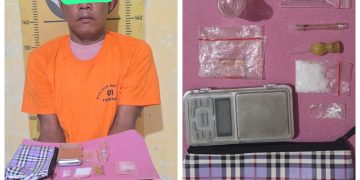 Terima Laporan Dari Masyarakat, Polsek Air Batu Tangkap Pengedar Sabu di Kebun Sawit Asahan