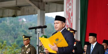 Bupati Pakpak Bharat Franc Bernhard Tumanggor Pimpin Upacara Peringatan Hari Kebangkitan Basional