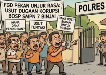 FGD PEKAN Berencana Akan Unras di Polres Binjai, Minta Usut Penggunaan Dana BOSP di SMPN 7 Binjai
