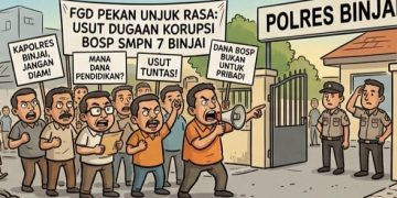 FGD PEKAN Berencana Akan Unras di Polres Binjai, Minta Usut Penggunaan Dana BOSP di SMPN 7 Binjai
