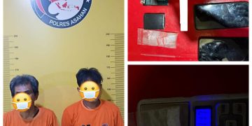 Satres Narkoba Polres Asahan Ungkap Kasus Sabu di Air Batu, Dua Tersangka Diamankan
