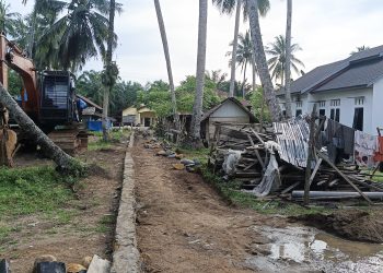 Pembangunan Rabat Beton Menuju SD No.364 Desa Panggautan Natal Disinyalir Cacat Hukum