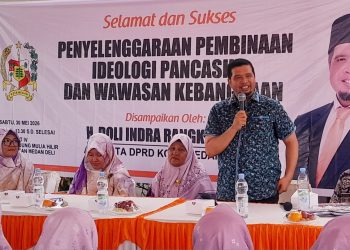 Selenggarakan Pembinaan Ideologi Pancasila dan Wasbang, Doli Ajak Masyarakat Cintai Nilai-nilai Pancasila