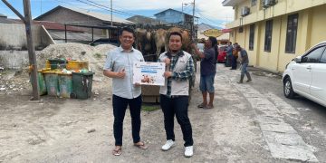 BNCT dan Polres Pelabuhan Belawan Kolaborasi Salurkan Hewan Kurban untuk Masyarakat
