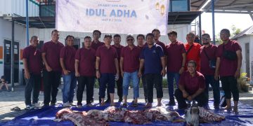 BNCT dan BSI Kolaborasi Salurkan Hewan Kurban untuk Masyarakat Bagan Deli