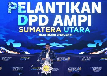 Gubsu Bobby Minta AMPI Satukan OKP Sumut Untuk Selesaikan Permasalahan 