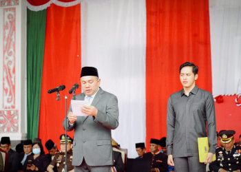 Bupati Pakpak Bharat Memimpin Upacara Peringatan Hari Lahir Pancasila tahun 2026 