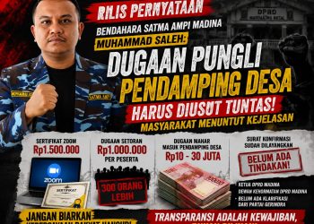 Satma Ampi Madina Dugaan Pungli Pendamping Desa Jangan Biarkan Menguap, Masyarakat menungu kejelasan