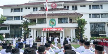 Pimpin Upacara Hari Lahir Pancasila, Wali Kota Medan : Pastikan Pancasila Hidup di Dalam Pikiran dan Pekerjaan Kita