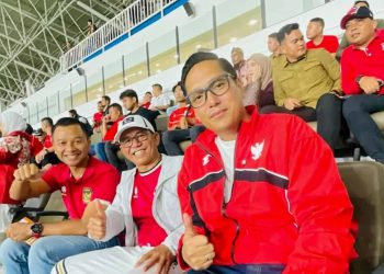 Saksikan Kemenangan 3-0 Timnas U-19, Kekompakan Rico Waas–Zakiyuddin Curi Perhatian di Stadion Utama Sumut