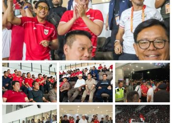 Gubenur Sumut Gelar Nonton Bareng Timnas Indonesia vs Myanmar Bersama Bupati/Walikota Se-Sumut
