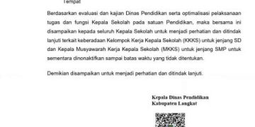 Meski Sudah Ada Surat Edaran, MKKS dan K3S di Kabupaten Langkat diduga Masih Berjalan