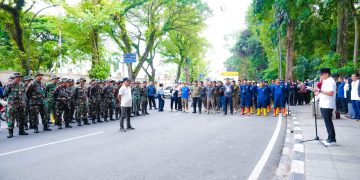 Peringati HLH Sedunia, Pemko Medan Kumpulkan 28 Ton Sampah Dalam Aksi Gotong Royong Massal