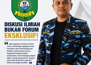 Satma AMPI Madina menilai bupati tebang pilih Lembaga dalam mengajak diskusi kajian ilmiah